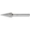 Pferd Carbide Bur - Cone (Pointed), OMNI cut - 1/2" x 1/2" x 1/4" Shank - SM-5 28016 - alternate 1